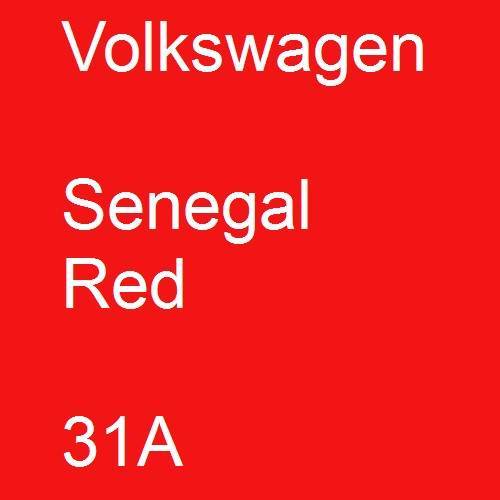 Volkswagen, Senegal Red, 31A.